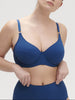Bügel-BH mit tiefem Dekolleté - Poseidonblau