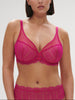 Bügel-BH mit tiefem Ausschnitt - Hibiskusrosa