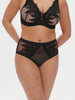 High-Waist-Slip. - Schwarz