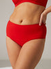 High-Waist-Bikinihose - Cherry