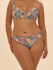 Bikinihose - Tropico-Print Weiß