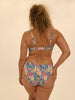 Bikinihose - Tropico-Print Weiß