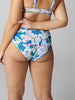 Bikini-Slip mit hohem Bund. - Weiße Küste