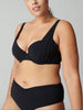 Push-up-Bikini-Oberteil - Schwarz