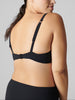 Push-up-Bikini-Oberteil - Schwarz