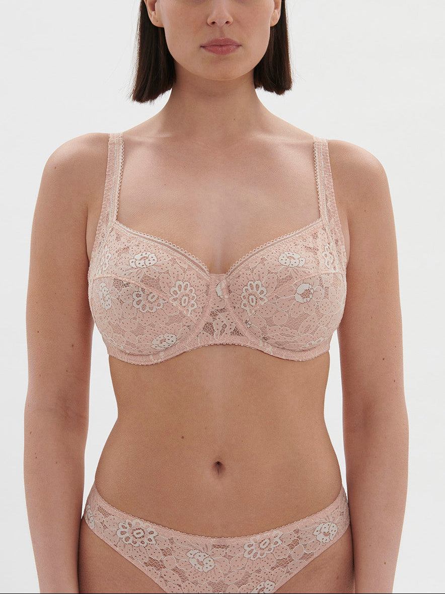 Full-Cup-BH mit eckigem Ausschnitt - Ballettrosa