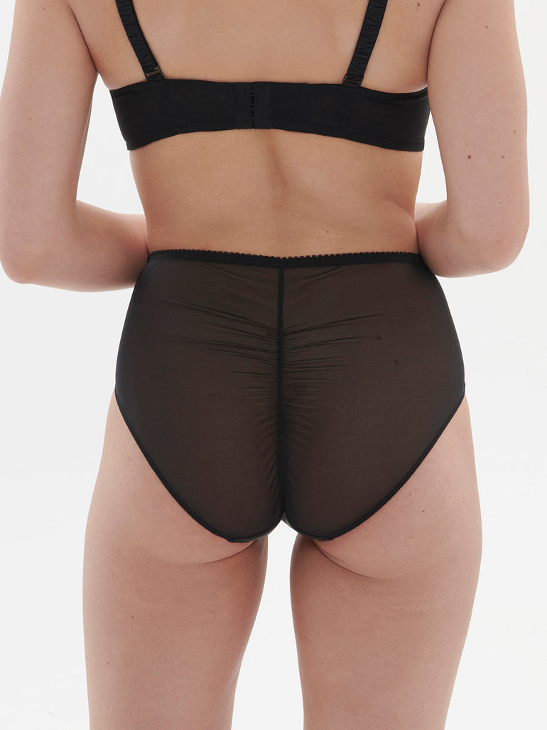 High-Waist-Slip. - Schwarz