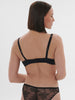 Weicher Triangel-BH mit Softcup - Schwarz