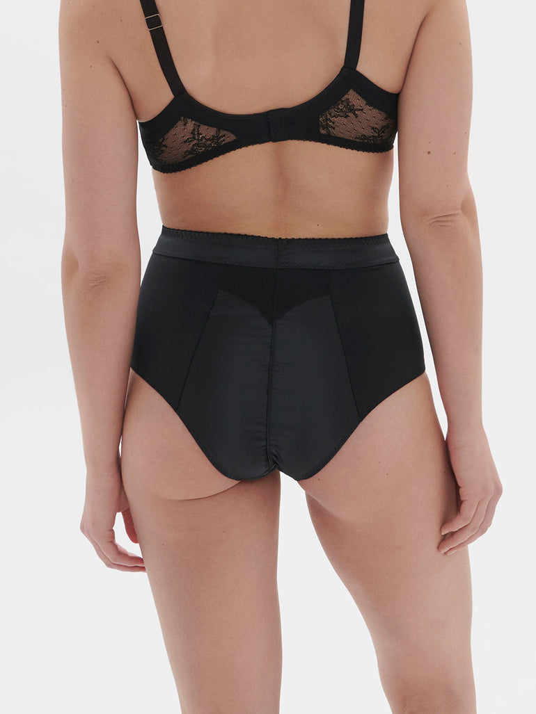 High-Waist-Slip. - Schwarz