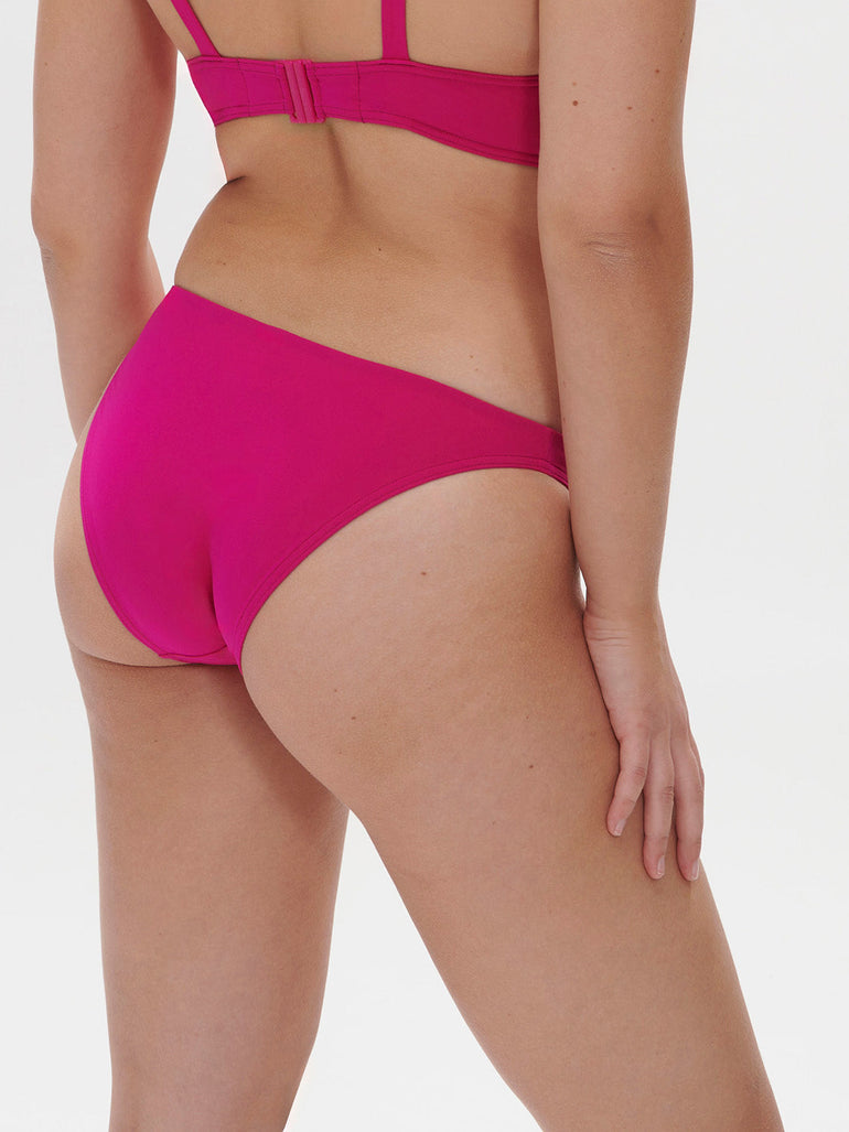 Bikini-Slip. - Hibiskusrosa