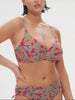 Triangel-Bikini mit Bügel - Menara-Rosa-Print