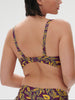 Triangel-Bikini mit Bügel - Agadir-Lila-Print