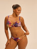 Bikini-Slip. - Blütenprint