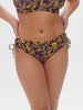 Bikini-Slip mit hohem Bund. - Agadir-Lila-Print