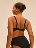 Triangel-Bikini mit Bügel - Schwarz