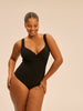Figurformender Bodysuit - Schwarz