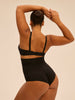 Shaping-Slip mit hohem Bund - Schwarz