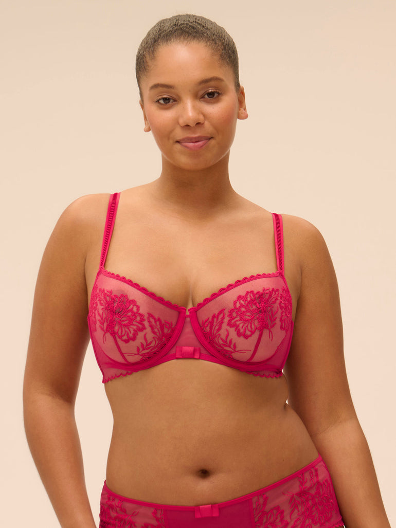 Half-Cup-BH - Cranberry