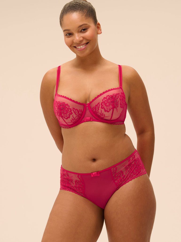 Half-Cup-BH - Cranberry