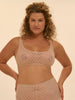 Weicher Triangel-BH mit Softcup - Rosé-Nude