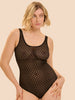 Figurformender Bodysuit - Schwarz