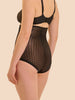 Shaping-Slip mit hohem Bund - Schwarz