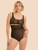 Shaping-Slip mit hohem Bund - Schwarz