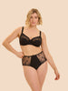 High-Waist-Slip - Schwarz