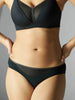 Slip mit hohem Bund - Schwarz