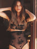 Retro-Slip mit hohem Bund - Schwarz